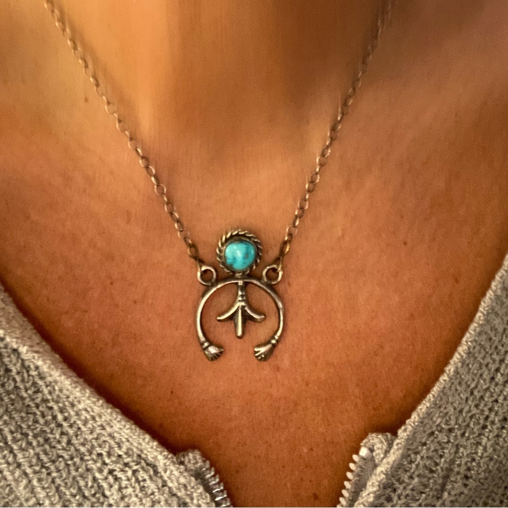 Sterling Silver Naja Turquoise Necklace